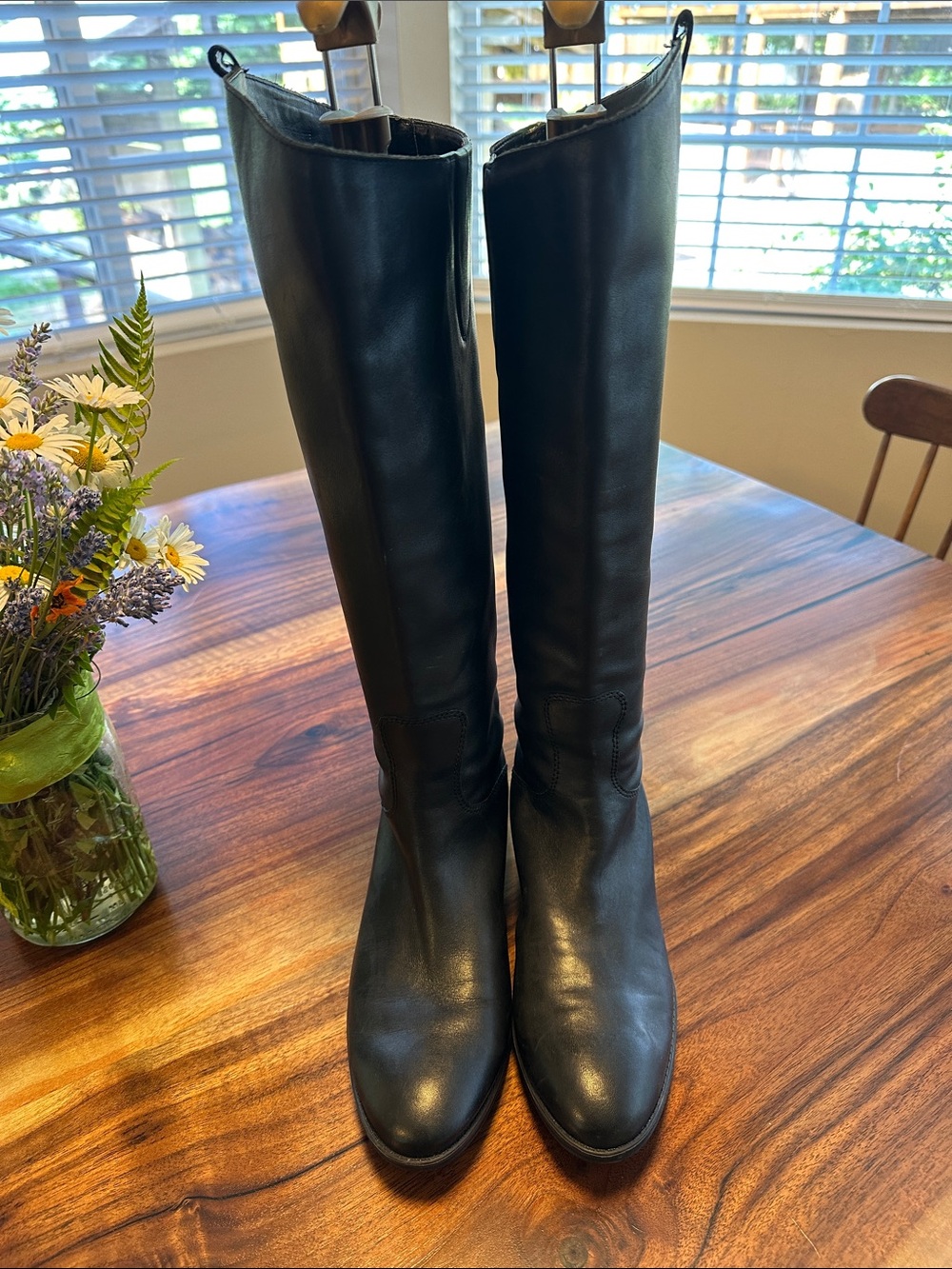 Soft Sam Edelman Black Leather Boots